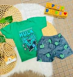 Conjunto infantil Verão Hulk 2025