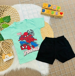 Conjunto infantil Verão Homem Aranha 2025