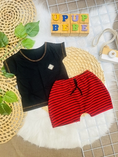 Conjunto Listras Verão Cod 142