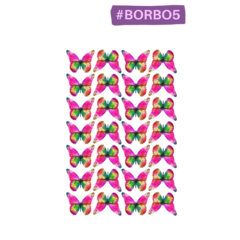 #BORB05 - Borboletas Papel de Arroz