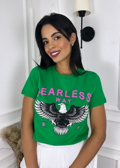 T-shirt aguia fearless verde