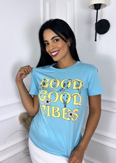 T-shirt good vibes - loja online