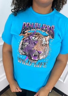 T-shirt tigre Fuscia plus