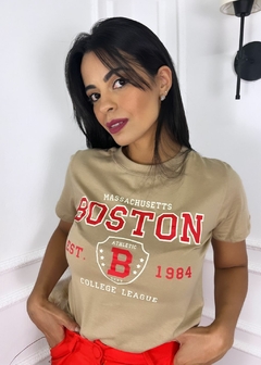 T-shirt boston bege - Muudy