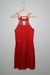 Vestido Vermelho Shoulder Feminino - 149-6