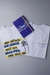 Kit 2 Camisetas + Caderneta Personalizada