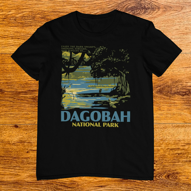 Camiseta Dagobah National Park Enjoy The Dark Swamps - Filmes