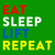 Camiseta Eat, Sleep, Lift e Repeat - CrossFit Games - Coleco Roupas e Jogos
