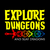 Camiseta Sword Dices Explore Dungeons - RPG - Coleco Roupas e Jogos