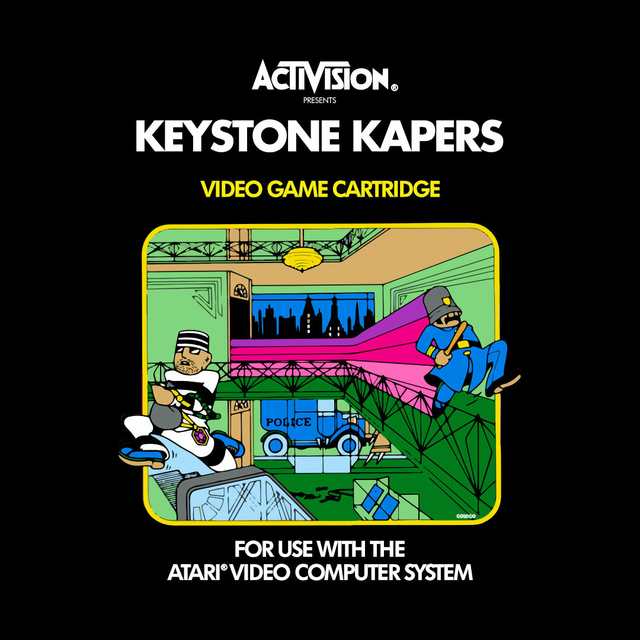 Camiseta Keystone Kapers Atari Activision - Retro Games