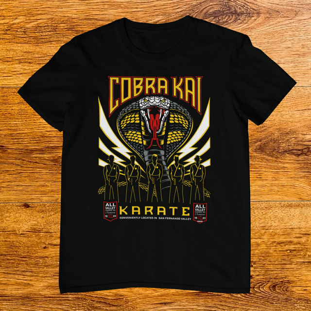 Camiseta cobra kai niño hotsell