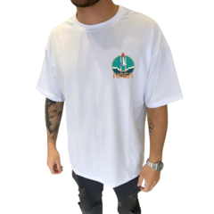 Remera Blanca Oversize NASA LOGO - comprar online