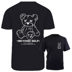 OSO BEAR URBAN STREET WEAR STYLE 08 BEYOND SELF REMERA NEGRA