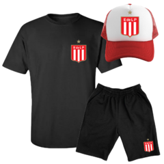 REMERA + BERMUDA + GORRA ESTUDIANTES DE LA PLATA 01 en internet