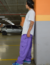 Calça Cargo Roxo, Calça Larga Skate New Drop UNISSEX