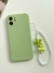 Funda Silicone Case Verde Manzana