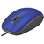 Mouse com fio Logitech M110 Silent - Azul - loja online
