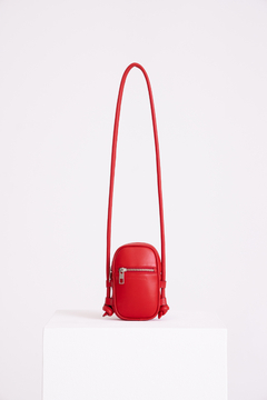 MINI BAG PAT ROJO