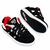 Tênis Qix Skate Plaza Suede Preto Branco E Vermelho - online store