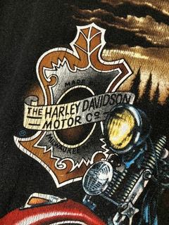 Imagem do (M) Camiseta vintage manga longa Harley Davidson x 3D Emblem de 1989