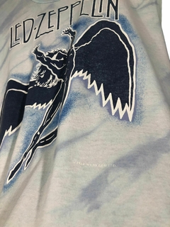 (M) Camiseta vintage tie dye Led Zeppelin de 1984 na internet
