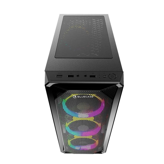 Gabinete Gamer Bluecase BG-025 Lateral em Vidro Temperado USB 3.0 Mid Tower