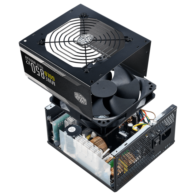 Fonte Gamemax GX850 Pro, 850W, 80 Plus Gold, Full Modular, PFC Ativo,  Black, GX850PBKPS18810BR