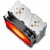 Cooler Deepcool Gammaxx 400 V2 4 Heatpipes 120mm PWM Fan c/ Red LED (DP-MCH4-GMX400V2-RD) na internet