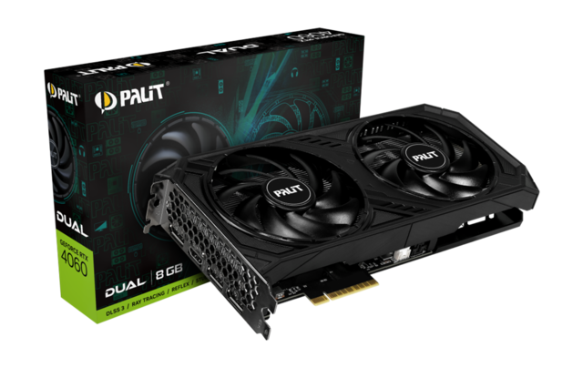 Placa de Vídeo Palit NVIDIA GeForce RTX 4060 Ti Dual, 8GB, GDDR6, DLSS, Ray  Tracing, NE6406T019P1