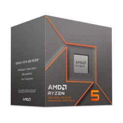 Guerra Digital AMD Ryzen 5 8600G, 4.3 GHz (5.0GHz Max Turbo), Cachê 6MB, 6 Núcleos, 12 Threads, AM5, Vídeo Integrado (100-100001237BOX) image