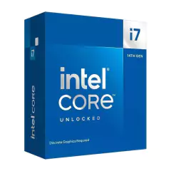Guerra Digital Intel Core i7-14700KF, 14ª Geração, 5.6 GHz Max Turbo, Cache 33MB, 20 Núcleos, 28 Threads, LGA1700 (BX8071514700KF) image