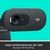 Webcam Logitech C505, 720P HD, 30 FPS, com Microfone, 3 MP, USB, Preto (960-001367) na internet