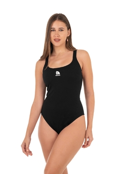 Malla Deportiva de Dama para Natación Quickly® Resistente al cloro® - 1000 Negro