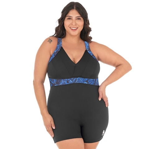 SHORT DEPORTIVO EN TALLES GRANDES DE DAMA PARA NATACION QUICKLY RESISTENTE AL CLORO TE1400