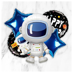 Set de 5 globos - Astronauta espacial