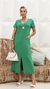 Vestido em moletinho Liz - Verde