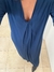 Vestido com detalhe básico Rey - Azul Marinho na internet