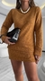 Conjunto em tricot mousse saia+blusa na internet