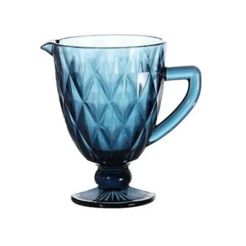 Jogo de Copos Diamante Azul 350ML vidro Class Home - Casamiga, da nossa  casa para a sua!