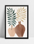 Quadro Abstract Leaves Jars - comprar online
