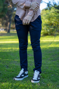 PANTALON CHINO AZUL