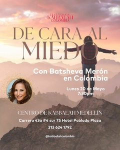 Seminario De Cara al Miedo Medellín - Presencial con Batsheva Merón