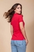 CAMISETA GOLA POLO TXC FEMININA SLIM CUSTOM-X TYPE VERMELHO - SELARIA GUIMARÃES