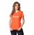 T-SHIRT FEMININA WRANGLER ORIGINAL LARANJA ESTAMPADA