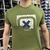 CAMISA TXC MASCULINA VERDE MILITAR RECULAR CUSTOM LOGO XXXXX - SELARIA GUIMARÃES