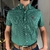 CAMISA TXC MASCULINA XADREZ CURTA VERDE E BRANCO - loja online