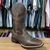 BOTA TEXANA MASCULINA FOSSIL TABACO FORRO DE COURO CANO 30CM - SELARIA GUIMARÃES