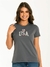 T-SHIRT BABY LOOK THANKFIELD FEMININA CHUMBO BANDEIRA USA BORDADO