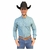 CAMISA AUSTIN WESTERN MANGA LONGA MASCULINA XADREZ AZUL