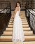 {Cíntia} Vestido Noiva Longo Rodado Gola Alta em Renda Detalhes em Guipure Casamento (Branco Off) - comprar online